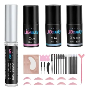 Private Label Korean Lash Lift Kit Eyelash Perm Kit Lash Lifting with Vegan Keratin Semi Permanent Lash Lift Kit