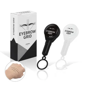 Private Label Microblading Eyebrow Marking Strings Plastic Pre Inked Brow Mapping String in White and Black