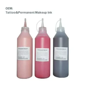 Private Label OEM ODM Pure Plant Organic Permanent Makeup Pigment Customize for 5ml 10ml 1L Different Bottle Sizes Customize