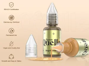 Private Label Organic Micro Pigmentation Tattoo Liquid Semi Permanent Makeup Custom Colors for Eyeliner Eyebrow