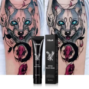 Private Label Pain Relief Soothing Organic Ingredients Non Greasy Tattoo Relief Cream for Tattoo Aftercare