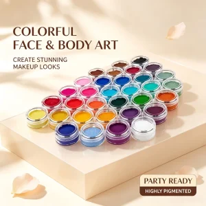 Private Label Professional 10g Matte Washable Non toxic Body Art Face Painting Makeup Supplies For Halloween