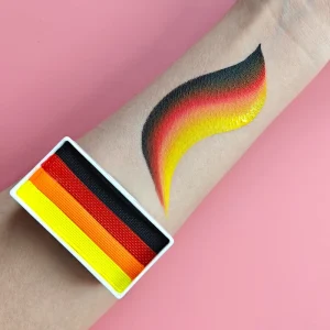 Private Label Professional UV Rainbow Glow in the Dark Split Cake Face Paint Non Toxic Water Based Customized Logo Various
