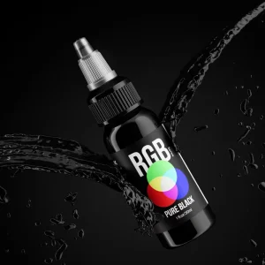 Private Label Pure Black Tattoo Ink 30ML REACH Certified OEM ODM Available Professional Tattoo Supply Body Art
