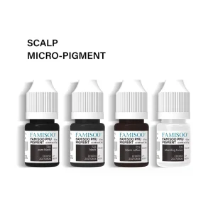 Private Label Scalp Micropigmentation Black Color SMP Hair Tattoo Micro Pigmentation Permanent Makeup for Scalp