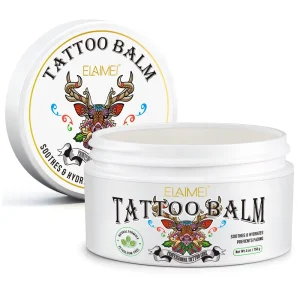 Private Label Tattoo Care Healing Balm Soothes Hydrates Butter Natural Tattoo Aftercare Cream with Custom Logo