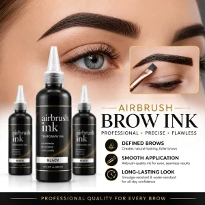 Private Label Tattoo Ink Eyebrow Tint and Lamination Eyebrow Dye Spray Makeup Liquid Brow Tint Airbrush Ink for Eyebrow