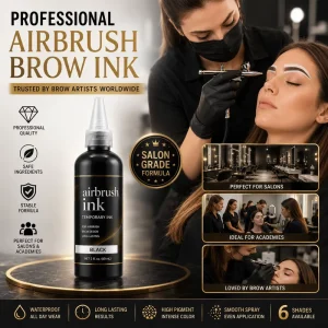 Private Label Tattoo Ink Eyebrow Tint and Lamination Eyebrow Dye Spray Makeup Liquid Brow Tint Airbrush Ink for brow tint ink