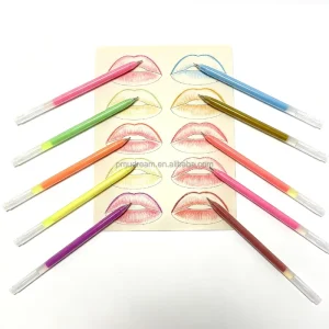 Private Label ultra Thin Eyebrow Microblading Marker Pen PMU Brow Skin Marker Pen Permanent Makeup Position Mapping Mark Tools