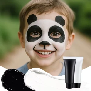 Private Logo New Formula 10ml Waterproof Non Toxic Professional Glow-in-Dark Customized Face Body Paint Anti-rubbing Washable