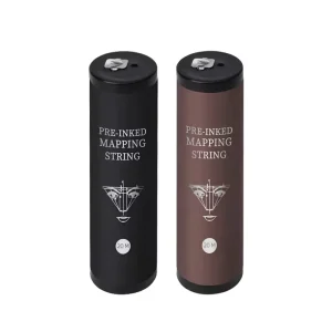 Private Logo Pre inked String Eyebrow White black brown Paste Brows Mapping String PMU Brow Thread for Microblading