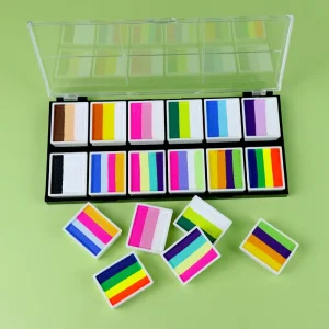 Private Logo Professional Quality Water-Based Pastel Split Colors Face Paint Palette Makeup Kit for Body Painting Supplies