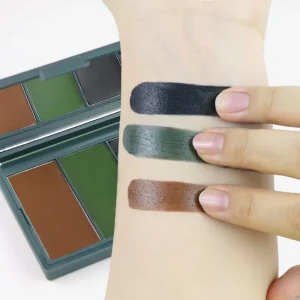 Private logo 3 Color Camo Oil Based Non Toxic Professional Body Paint Application Stick Long Lasting Easy to Use Concealment