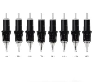 Profession Tattoo Cartridge Needle Disinfection Semi permanent Round Liners Eyebrow Needle Tattoo Guns 1 3 5 7 9 11 13 14 15RL