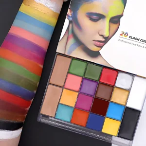 Professional 12 Colors Face Body Paint Kit Halloween Festival Party Body Art Painting Makeup Palette Face Paint Kit
