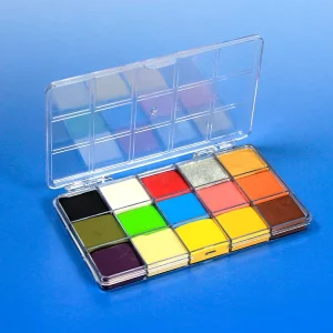 Professional 15 Color Natural Plant Oil Paint Kit for Face and Body Painting Teens & Adults