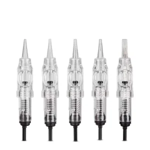 Professional 1R 0.18mm Nano Screw Cartridge Needle Needle Cartridge Permanent Makeup Eyebrow Micro Needles for Tattoo Supply