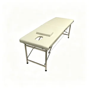 Professional 2 Section Massage Table Folding Stainless Steel Legs Spa Bed for Therapy