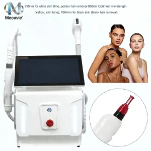 Professional 2 in 1 Pico Laser ND YAG Tattoo and Pigment Removal 808nm Diode Laser Hair Removal Machine Skin Rejuvenation Salon