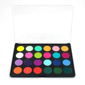 Professional 24 Color Water Activated Face Painting Kits For Body Paint