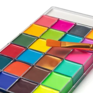 Professional 26 Colors Rainbow Halloween Face Paint Glitter Face Painting Palette