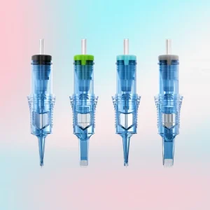 Professional 316 Stainless Steel Blue Tattoo Needle Cartridge for Tattoo Pen for Model Disposable
