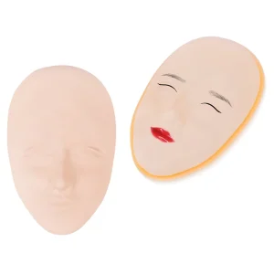 Professional 3D Permanent Makeup Eyebrow Face Practice Skin Tools Silicone Tattoo Microblading Practice Skin
