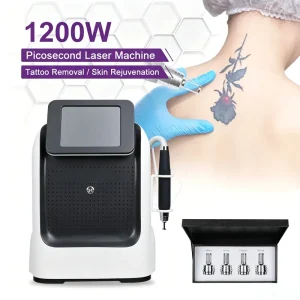 Professional 4 Wavelengths Picosecond Aesthetic Machine 1200W Advanced Light System Skin Rejuvenation Salon Beauty Device