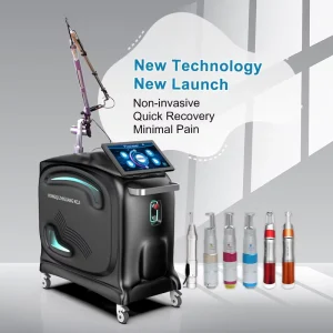 Professional 450ps Picosecond Q Switch Laser Color Tattoo Removal Machine 1064nm 532nm CE Approved