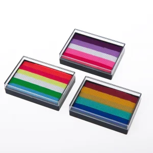 Professional 50g Split Cake Face Body Paint Kit Custom Mix Color Strips Design Water Based Face Paint Palette OEM Available