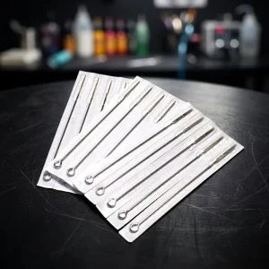 Professional 50pcs/Box Sterilized Traditional Tattoo Needles Medical Grade Stainless Steel Premade Bar Needles