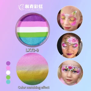 Professional 6 Color UV Body Paint Set for Halloween Makeup Children’s Face & Body Painting Supplies