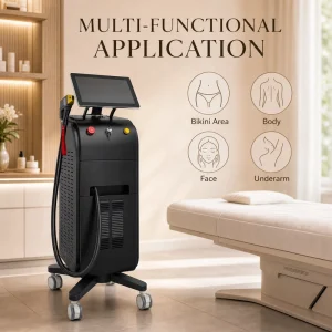 Professional 808 Diode Laser Hair Removal System Fast Safe and Effective for Full Body Treatment