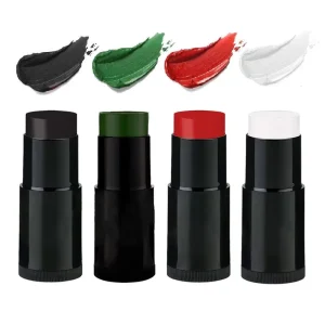 Professional Acrylic Based Body Painting Stick with Full Coverage Cream for Face & Body Washable Adult Cosplay Makeup 10ml