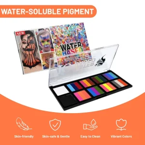 Professional Adult & Children Body Painting Supplies with Natural Plant Face & Body Paint