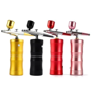 Professional Airbrush Barber Portable USB Rechargeable Spray Gun Hair Art Wireless Kit Compressor Airbrush