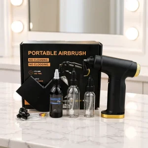 Professional Airbrush Compressor Kit for Barber and Car Painting Portable Cordless USB Rechargeable Spray Tool Barber Spray Gun