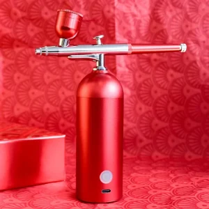 Professional Airbrush Kit with High Performance Compressor for Art Makeup and Cake Decorating