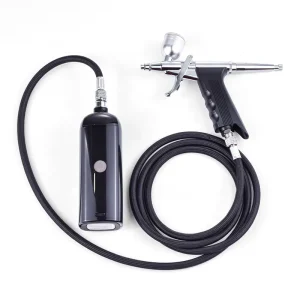 Professional Airbrush Set for Makeup Art Painting Gravity Lightweight Durable 3 Speed Settings Rechargeable USB Includes
