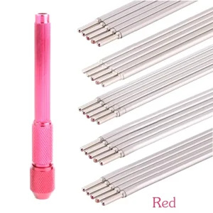 Professional Aluminum Alloy Waterproof Durable Tattoo Marker Pen Refill Model 1900116 100pcs Box