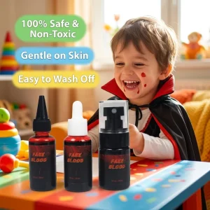Professional Artistic Day of the Dead Sugar Skull Zombie Costume Performance Halloween Body Face Paint Liquid Fake Blood