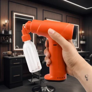 Professional Barber Spray Gun Air Compressor Cordless 35PSI 3 Speed Settings USB Rechargeable Portable Enhancement Airbrush