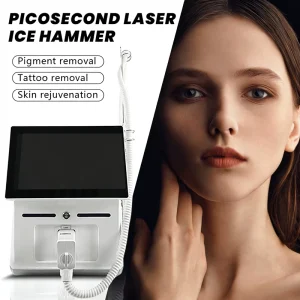Professional Beauty Equipment Picosecond Laser and Ice Hammer Pigment Q switch Nd YAG Pigment Removal Laser Skin Rejuvenation
