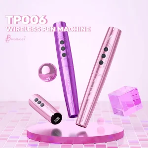 Biomaser TP006 Wireless PMU Tattoo Pen Digital Display Coreless Motor Permanent Makeup Machine for Eyebrow Lip Eyeliner