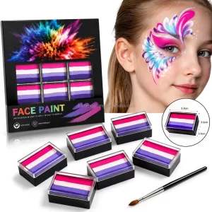 Professional Body Art 5 Colors Face Painting Kit for Kids Body Paint Suppliers Professional Face Paint