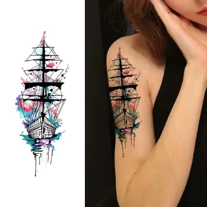 Professional Body Art High Quality Harmless Temporary Tattoo Stickers Custom Waterproof Sexy Fashion Tattoo Stickers