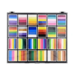 Professional Body Art Rainbow 5 Colors Face Painting Kit for Kids Body Paint Suppliers Face Paint
