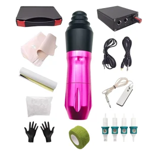 Professional Body Art Tattoo Machine Tool Set Japanese Motor Complete Makeup Tattoo Pen Machine Kit