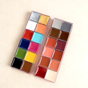 Professional Body Paint Kit Face and Body Painting Makeup Set Halloween High Pigment Body Painting Supplies