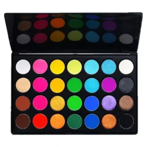 Professional Body Paint Palette Face Paint Set Water Activated Eyeliner Palette